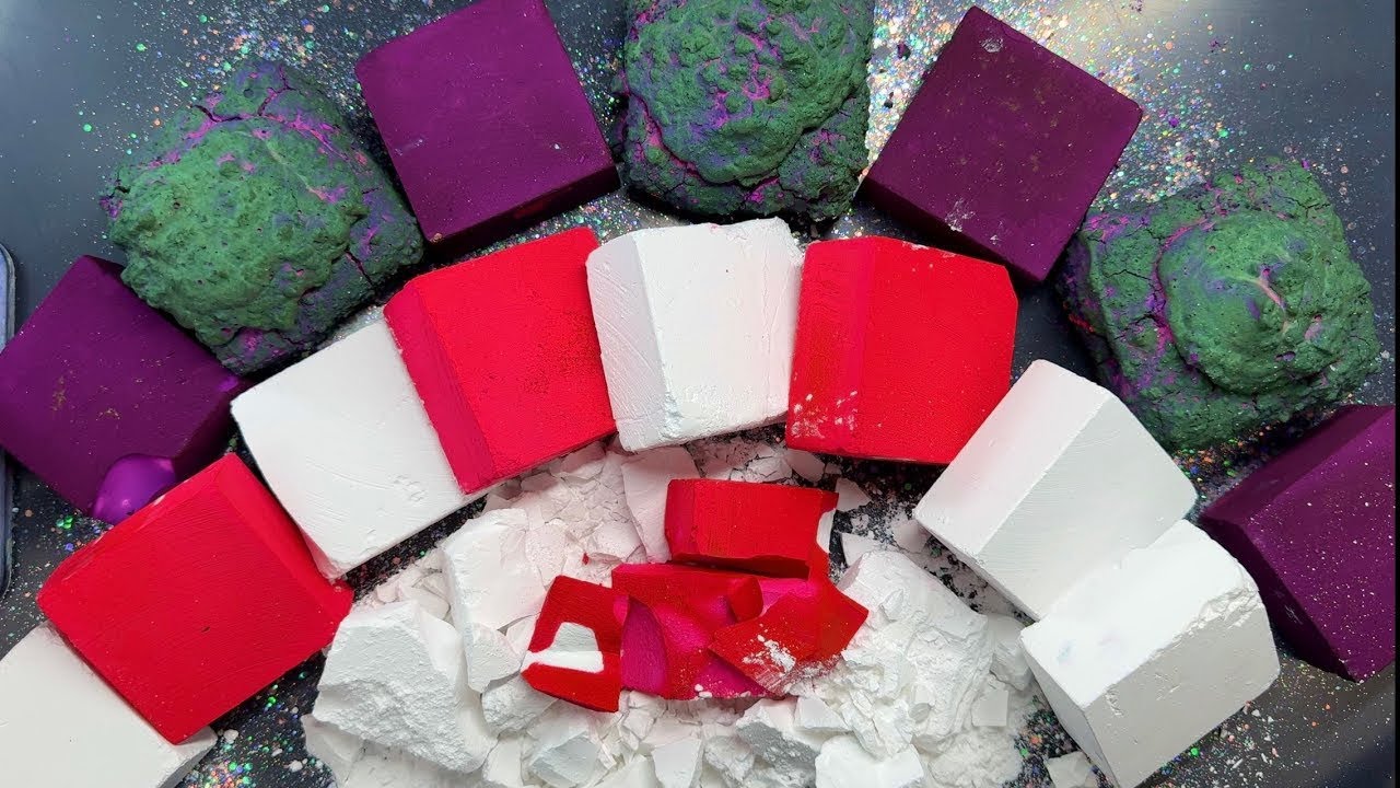 **old video sped up** Purple Pasted and Dyed Blocks + Plain BSN and Pink💕