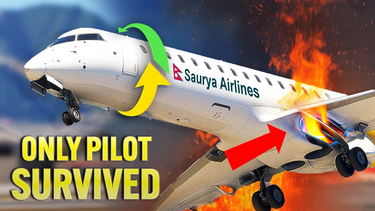 How Saurya Air CRASHED in Kathmandu AIRPORT? | Misguided Nepal