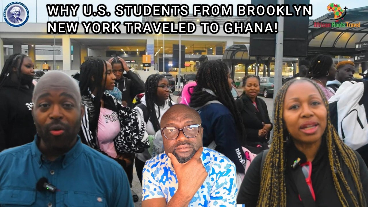 🇬🇭🇺🇸Brooklyn, New York Students Travel to Ghana, Sharing Their First Impressions!