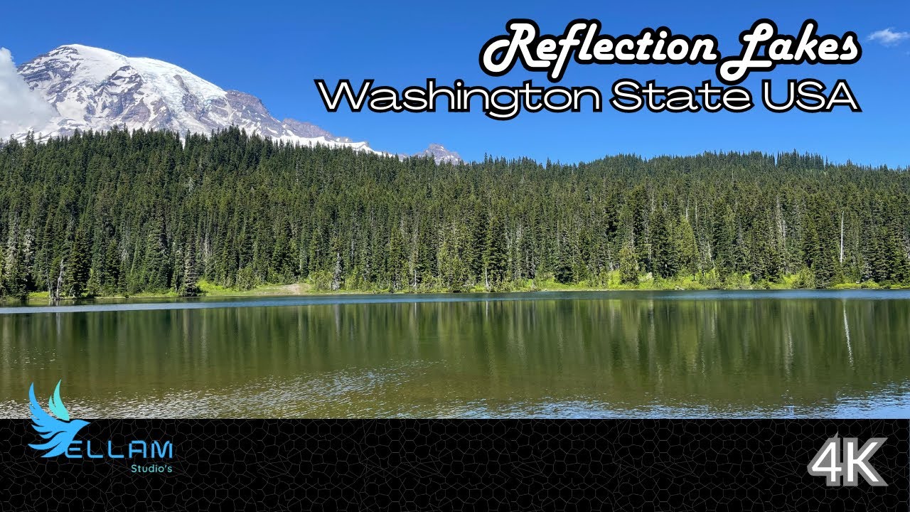 Reflection Lakes in Washington State Seattle USA #ReflectionLakes #Seattle