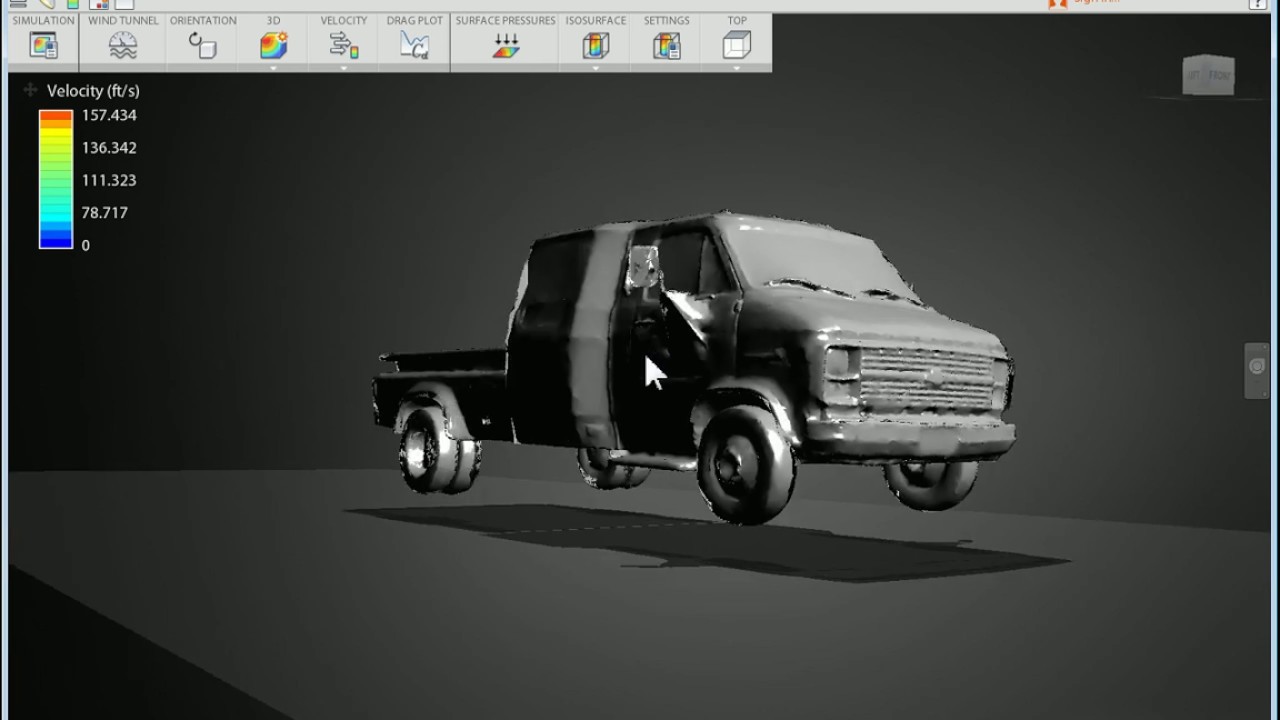 Vandura Wind Tunnel- Form Drag Without Storage Modules