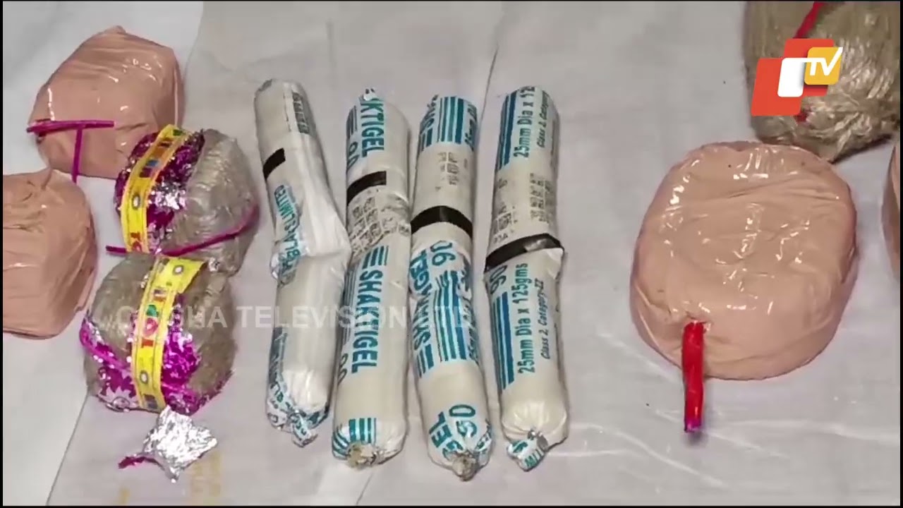 Huge cache of Maoist explosives and weapons seized by security forces in Boudh