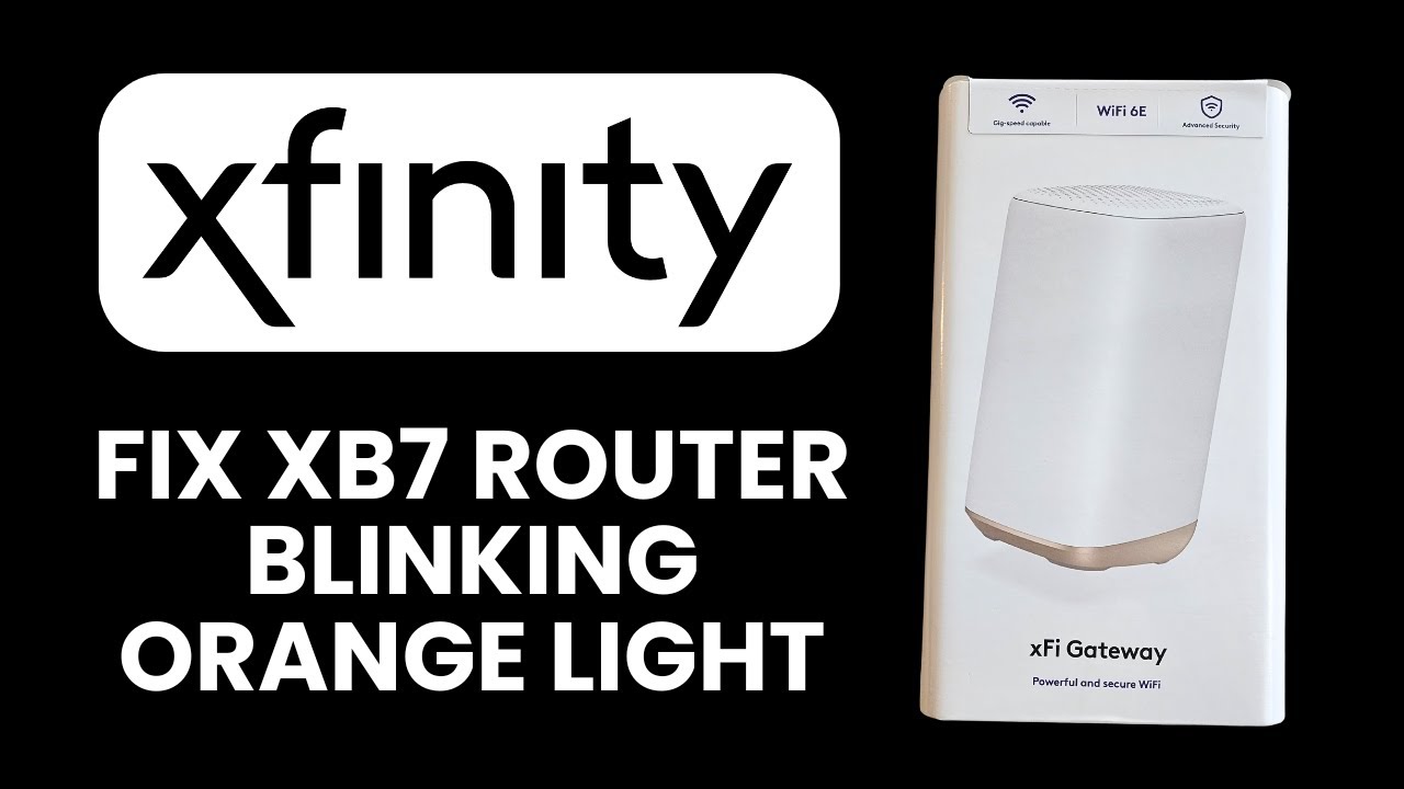 NEW! Xfinity XB7 Router Blinking Orange Light (2025) ⚡ | How to Fix No Internet & Connectivity