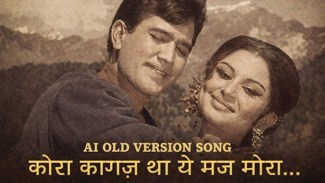 Kora Kagaz Tha Ye Man Mera  AI Classic Song