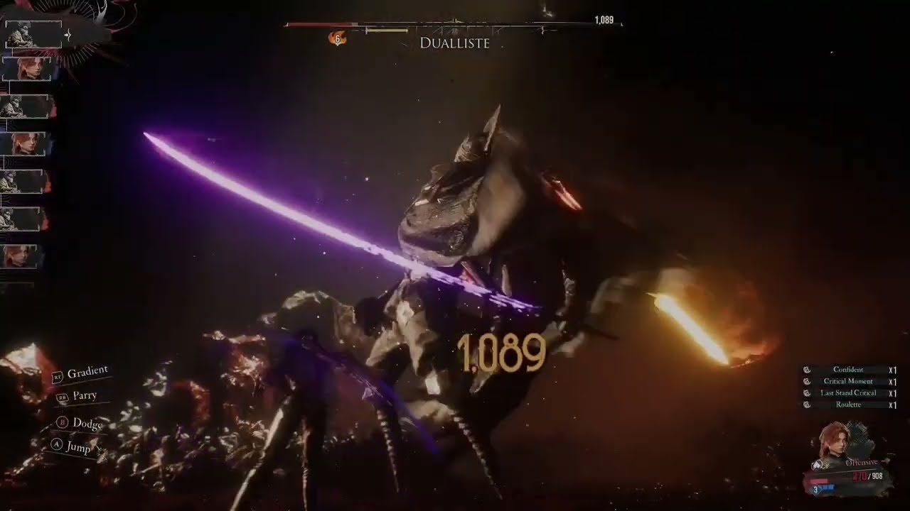 Expedition 33 - Maelle vs Dualliste (Full Screen - End Fight)
