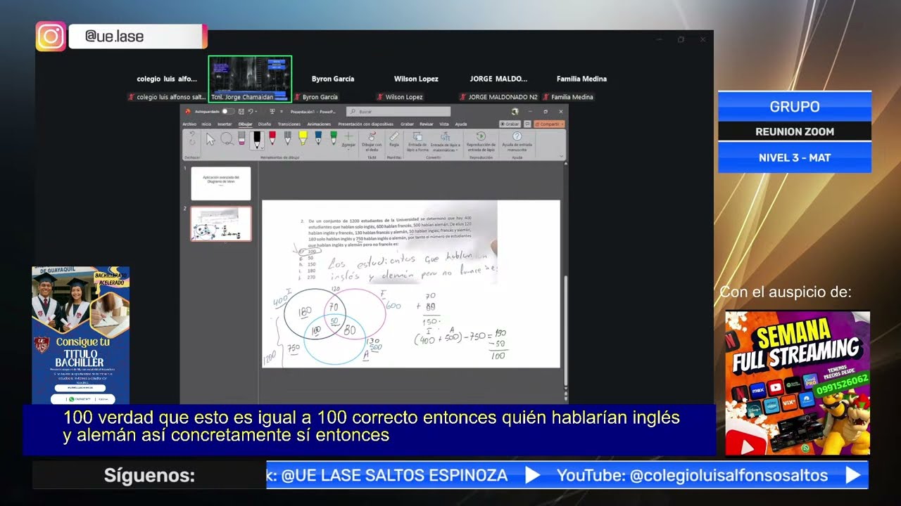 MATEMATICA NIVEL 3  SEM 23 al 27 - FEB 2026