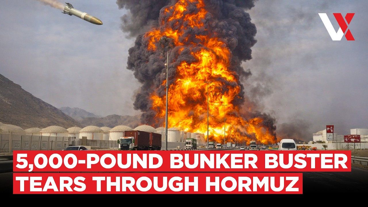 US Drops GBU-72 5000-Pound Bunker Buster Bomb On Iran's Missile Site Near Strait Of Hormuz | VERTEX