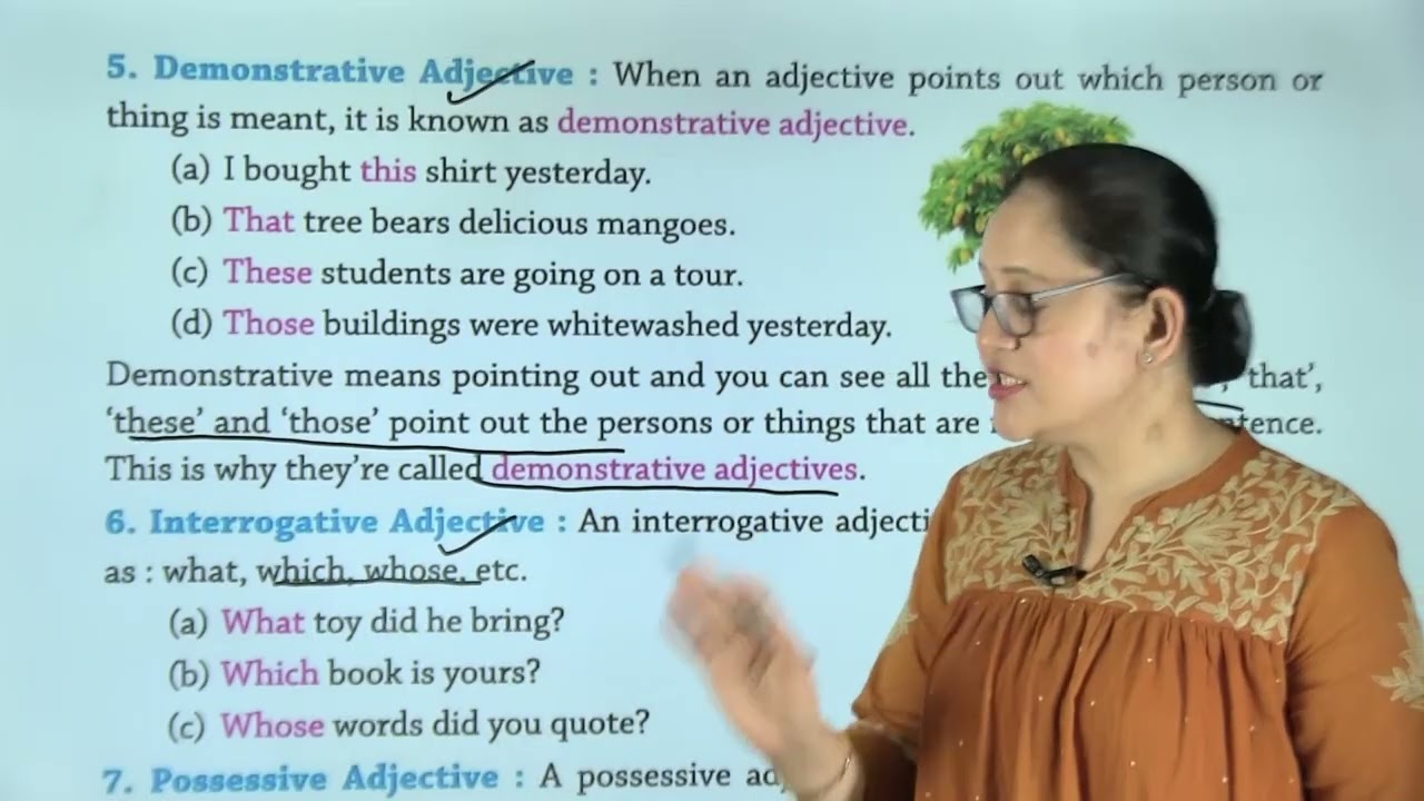 Ch 7 | Adjective |  Grammar Tree | Class 08 | Growing Mind | For Children