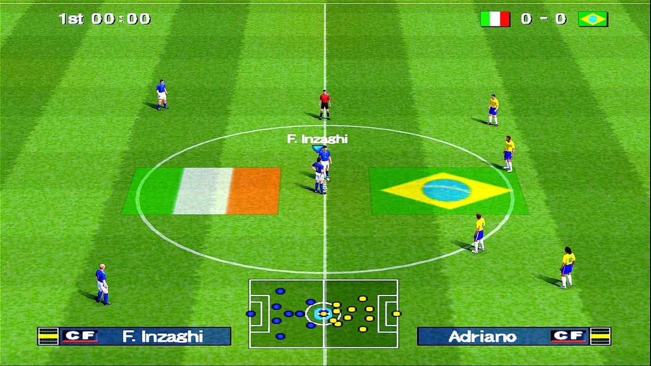 Pro Evolution Soccer 6 - Italy vs Brazil | PS2