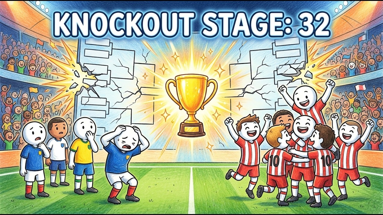 FIFA World Cup Knockout Stage Explained in 3 Minutes ⚽