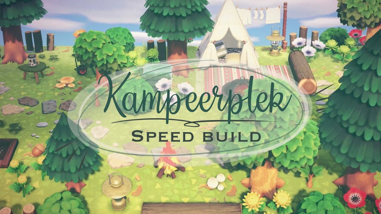 KAMPEERPLEK SPEED BUILD + WELKOM BREWSTER! ☕️ // Animal Crossing New Horizons