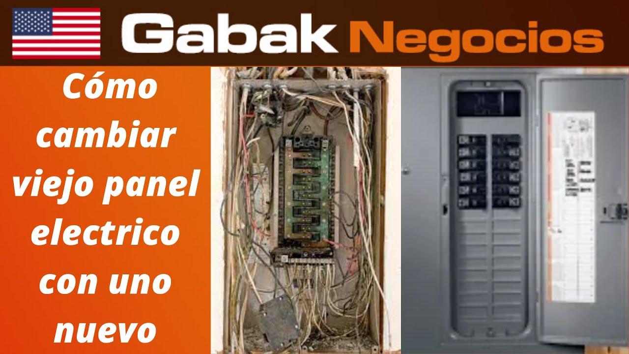 Como cambiar viejo panel electrico con uno nuevo