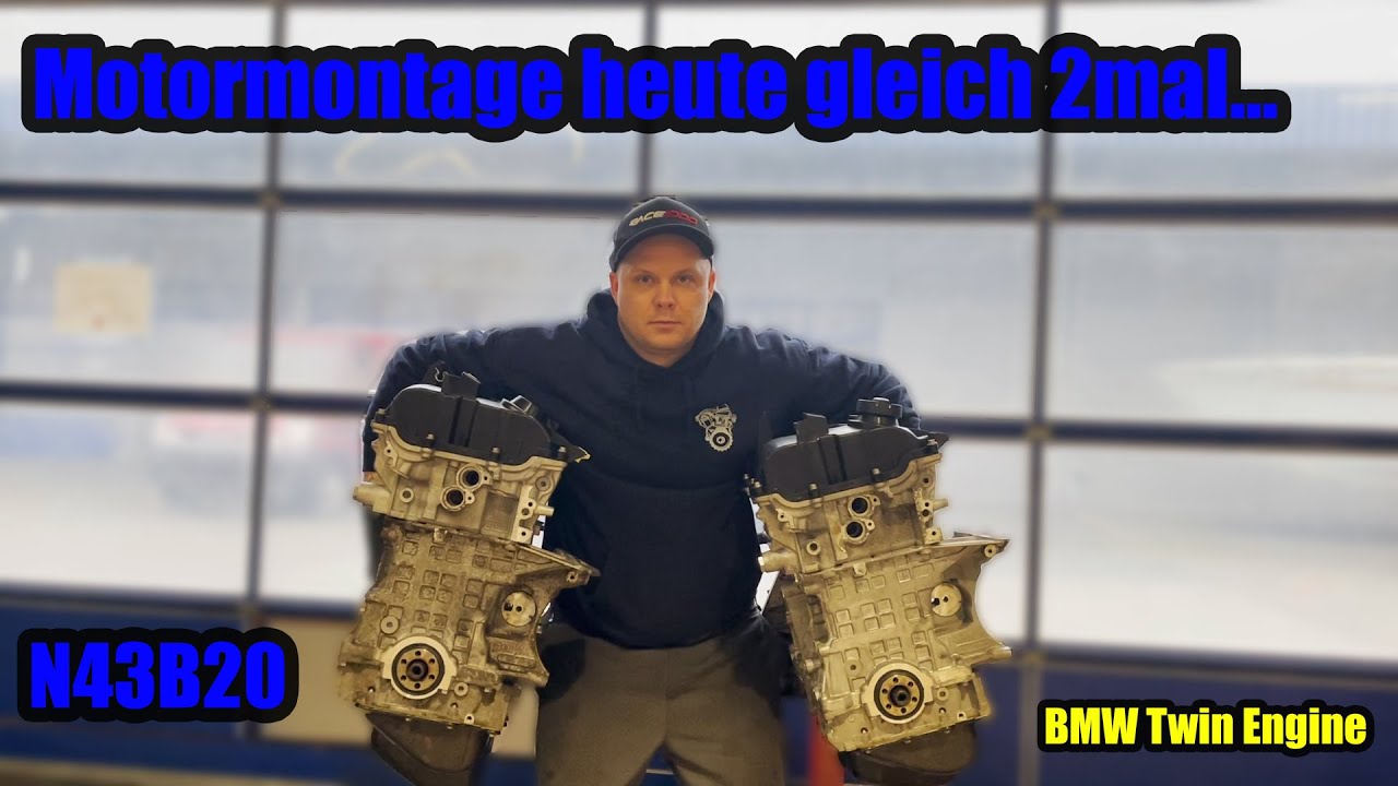 BMW Motormontage am N43B20 und das direkt ZWEI mal#kjmobil#bmw#N43B20#N43#Motorinstandsetzung
