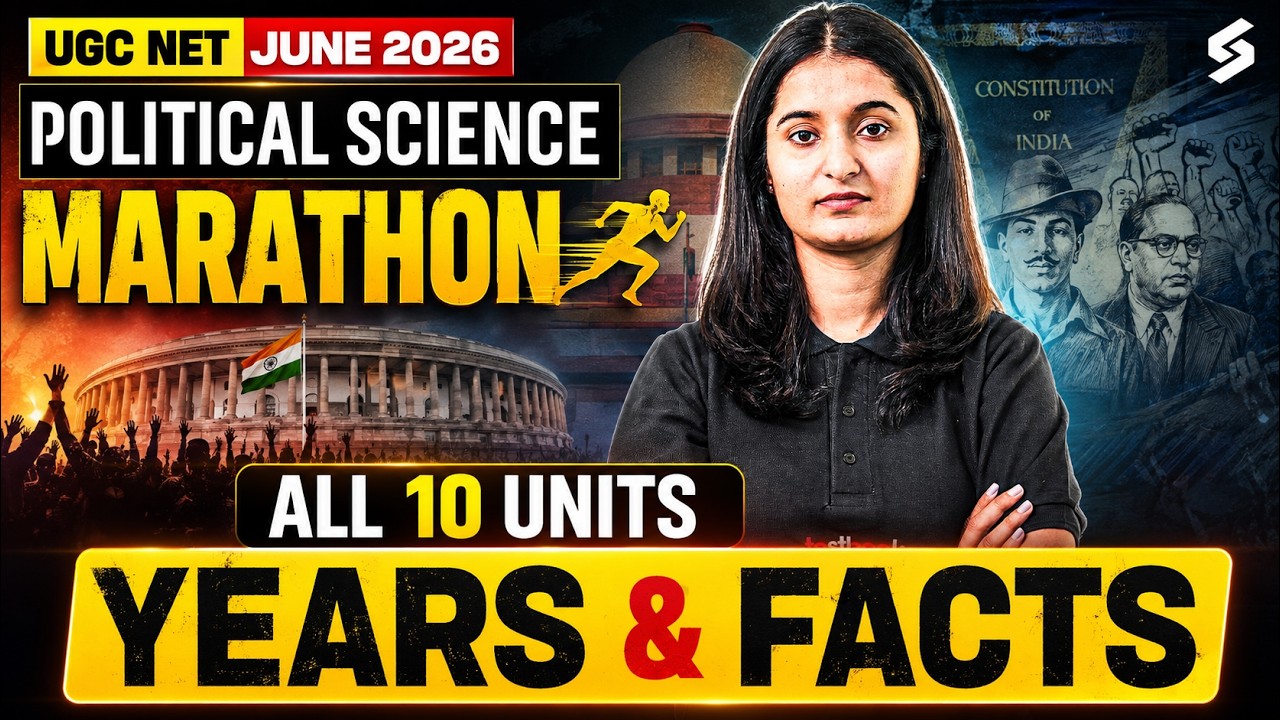 UGC NET Political Science Marathon Class | UGC NET Pol. Science All 10 Units Years & Facts by Kiran