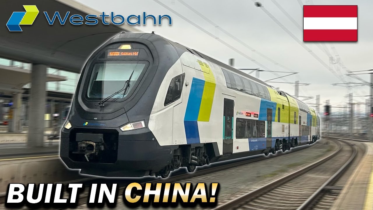 Austria's BRAND NEW CHINESE Double Decker Train - WESTBahn's CRRC 