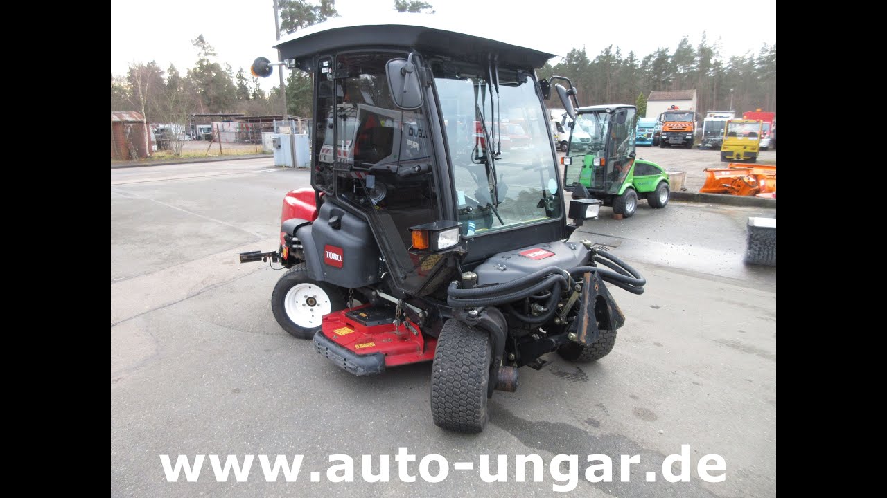 Toro Groundsmaster 360 Kommunalfahrzeug Rasenmäher Arbeitsmaschine aus 2015 www.auto-ungar.de