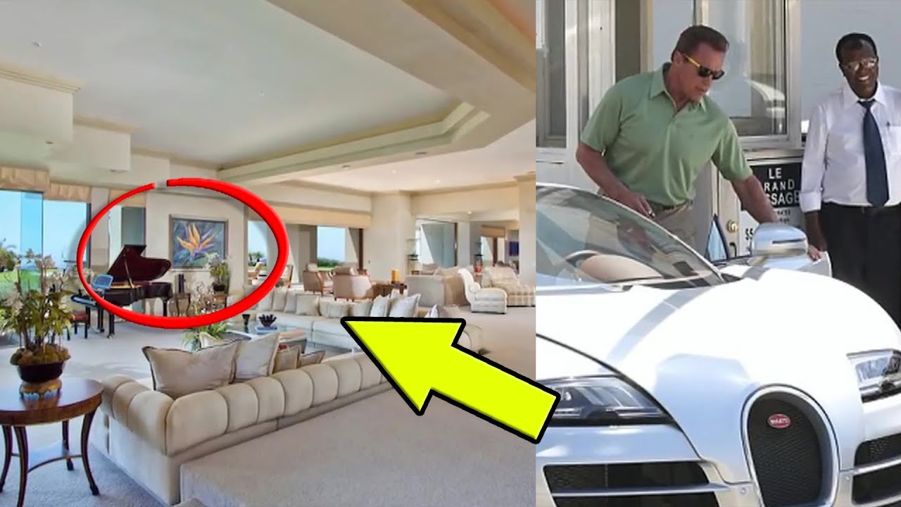 Arnold Schwarzenegger's House ,Cars Collection