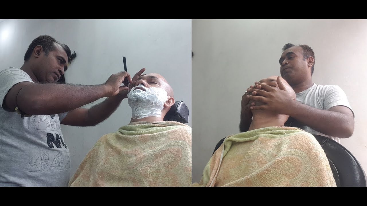 Shave and Massage for $2 or 100 Taka, village barber shop in Bangladesh