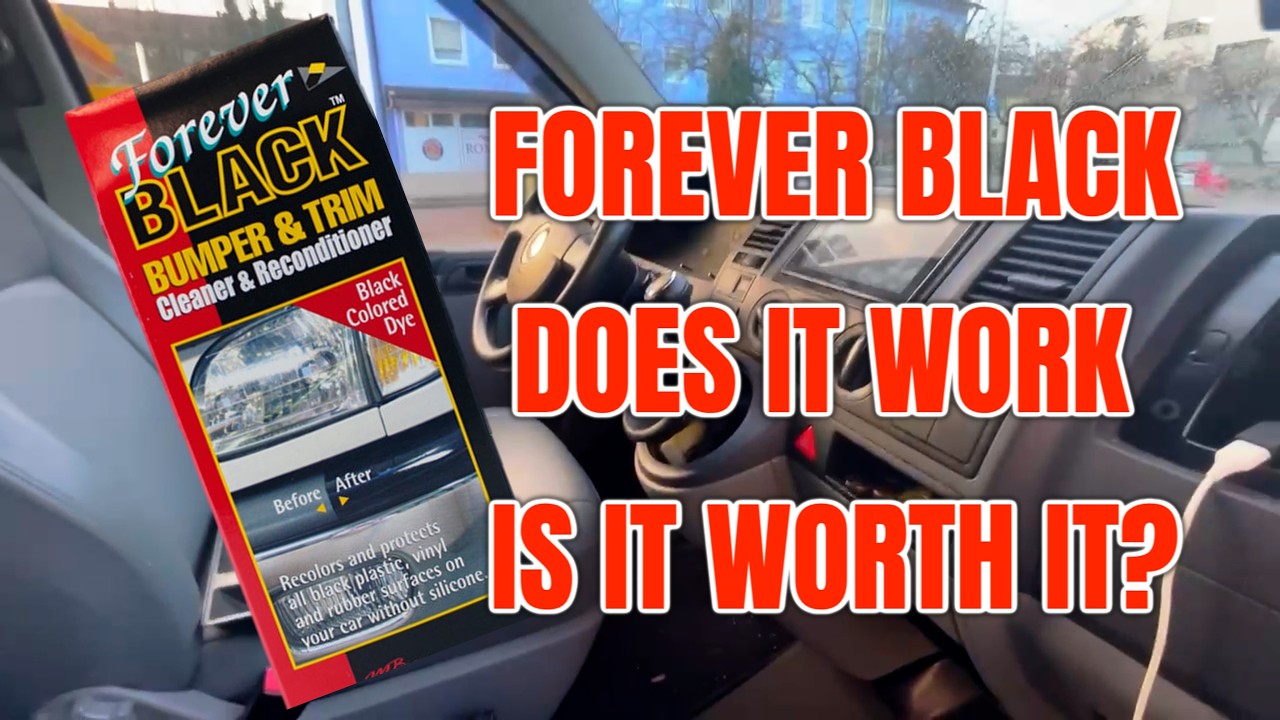 Forever black applied on transporter t5 interior panels