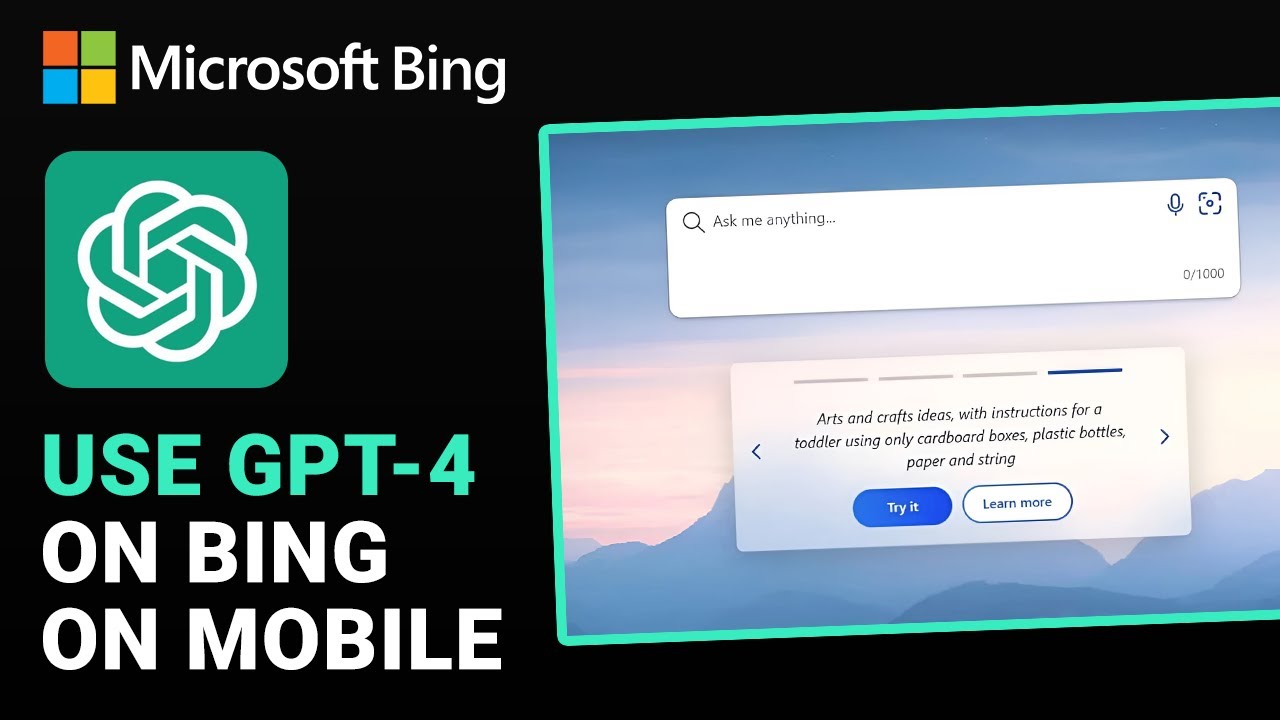 How to Use GPT-4 on Microsoft Bing on Mobile