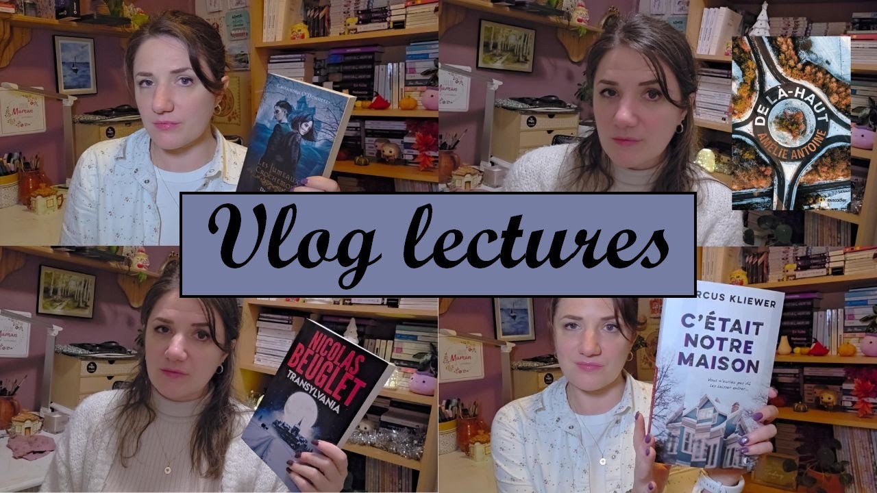 VLOG LECTURES 📚 Des lectures angoissantes