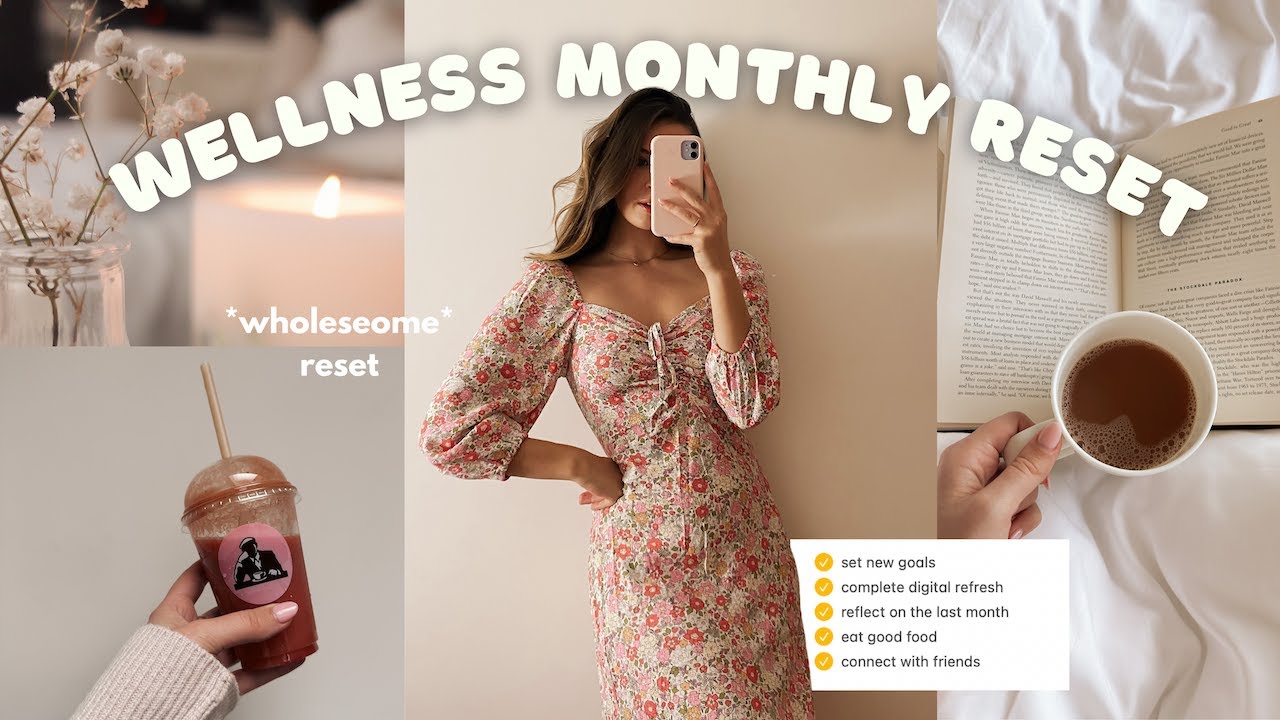 JUNE WELLNESS RESET | setting intentions for healthy habits & plan with me