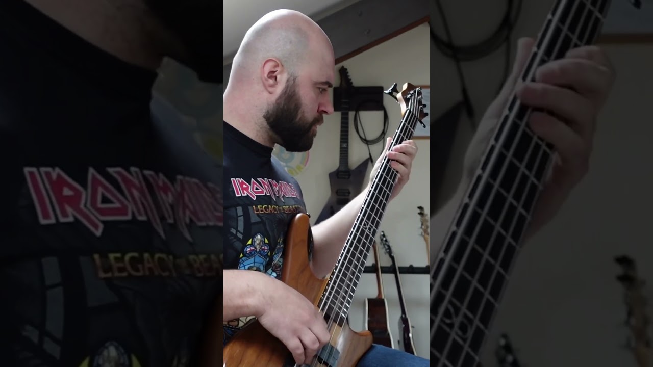 Gotta love the Sanctuary bass lines! #ironmaiden #ironmaidensong #steveharris #chapmanguitars