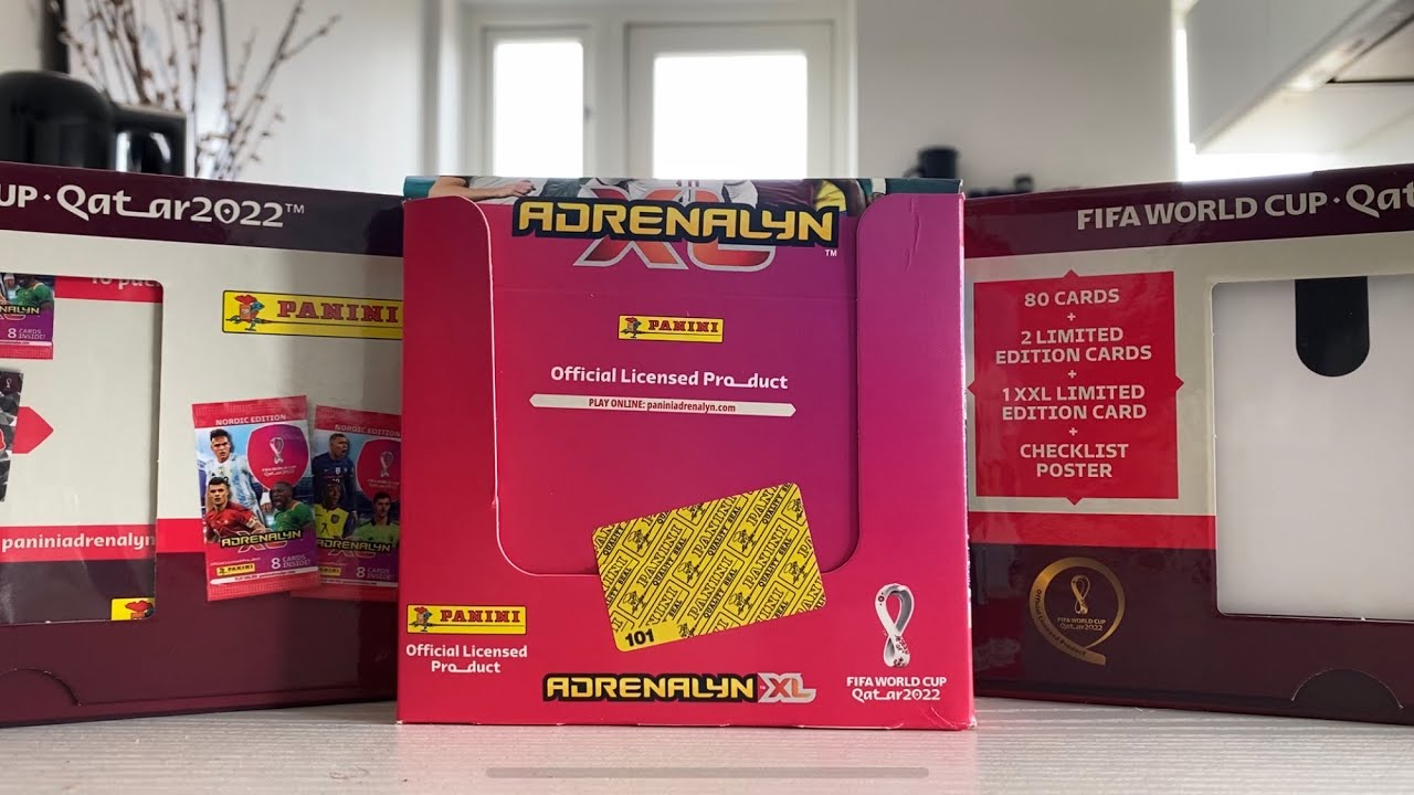 Opening Panini World Cup 2022 Adrenalyn XL Booster Box Part 2!