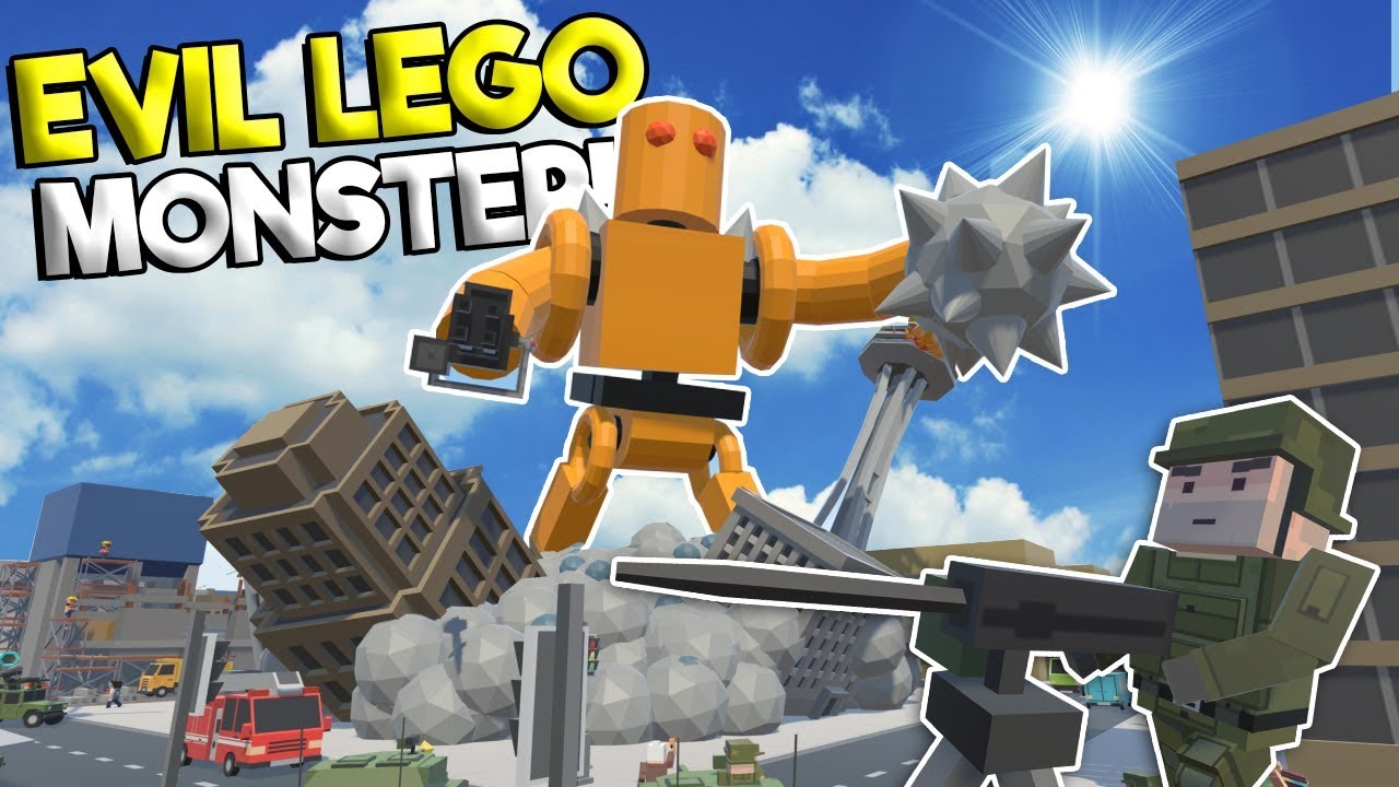 LEGO BRICK RIGS DOB ATTACKS CITY! - Tiny Town VR Gameplay - Oculus Rift Game