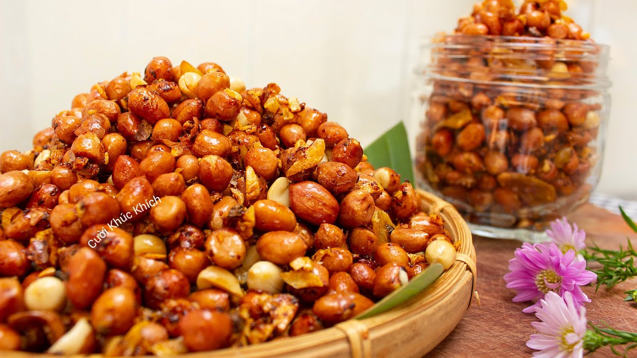 CÁCH LÀM ĐẬU PHỘNG RANG TỎI ỚT GIÒN LÂU KHÔNG BỊ HÔI DẦU - CKK