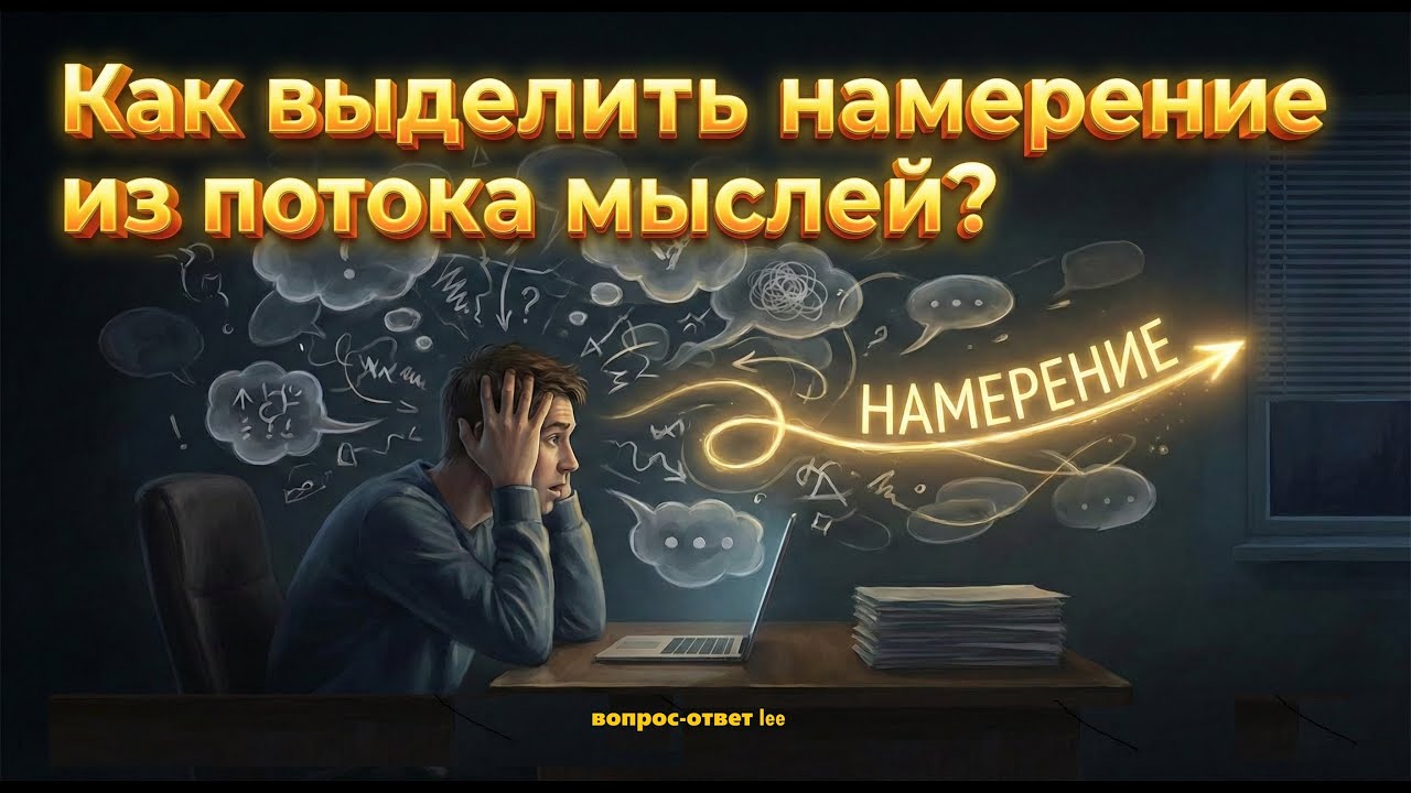 Как оставаться в Здесь и Сейчас,  реализуя намерение?