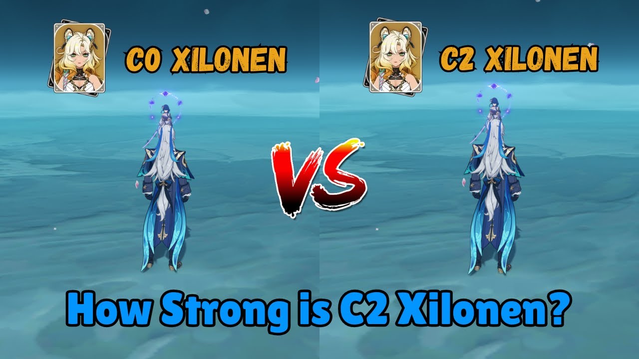 How Strong is C2 Xilonen? Neuvillette Hypercarry Damage Comparison | Genshin Impact