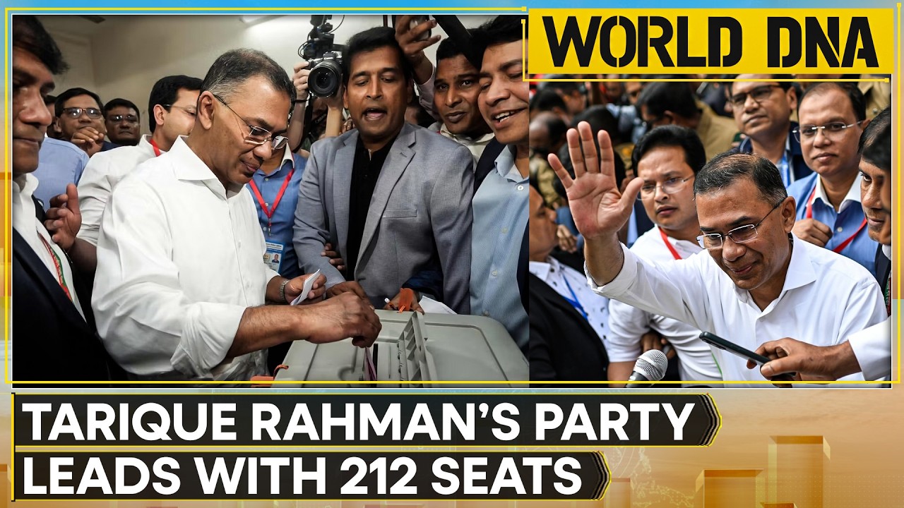Bangladesh Election: Tarique Rahman’s Party Leads with 212 Seats | BNP Ahead in Bangladesh Election