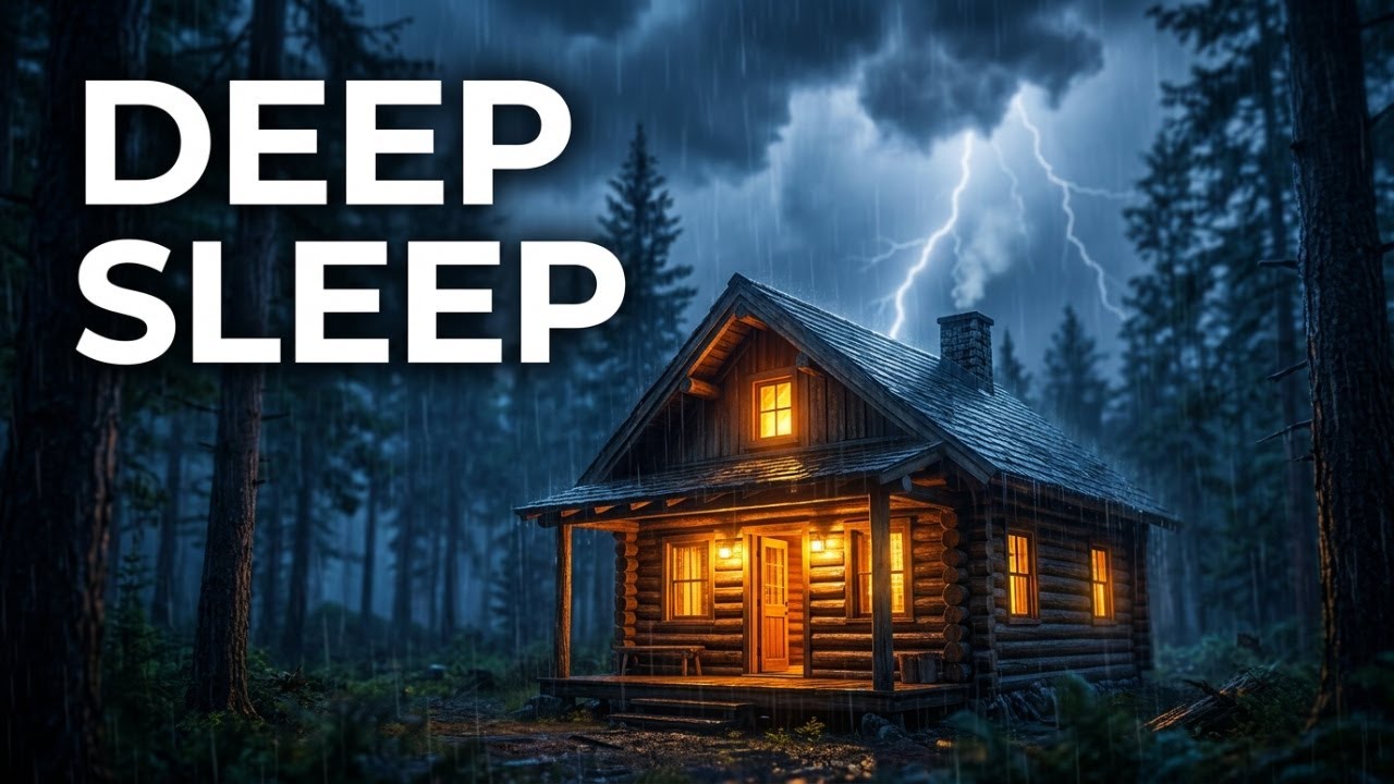 Thunderstorm Cabin ASMR for Insomnia