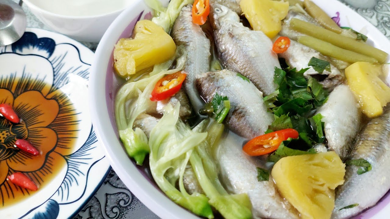 🐠Canh Chua CÁ LINH Nấu với Bông Súng Bông Sua Đũa Quá Ngon nè