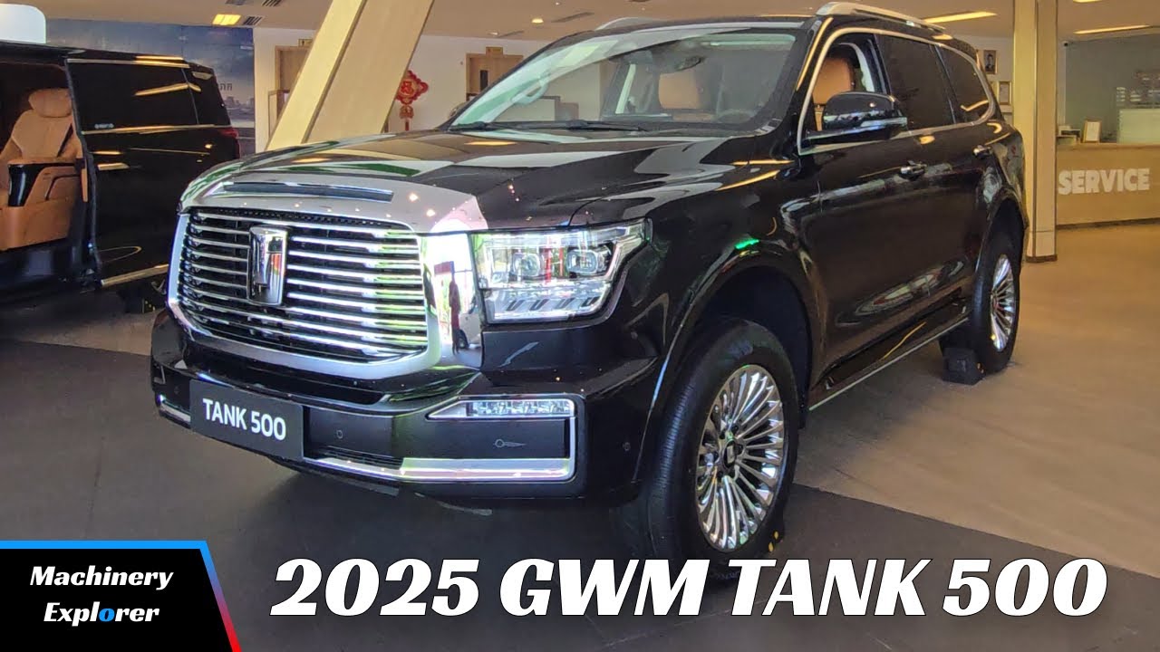 2025 GWM Tank 500 Luxury Hybrid SUV - Silent Walkaround | ASMR Car Relaxation