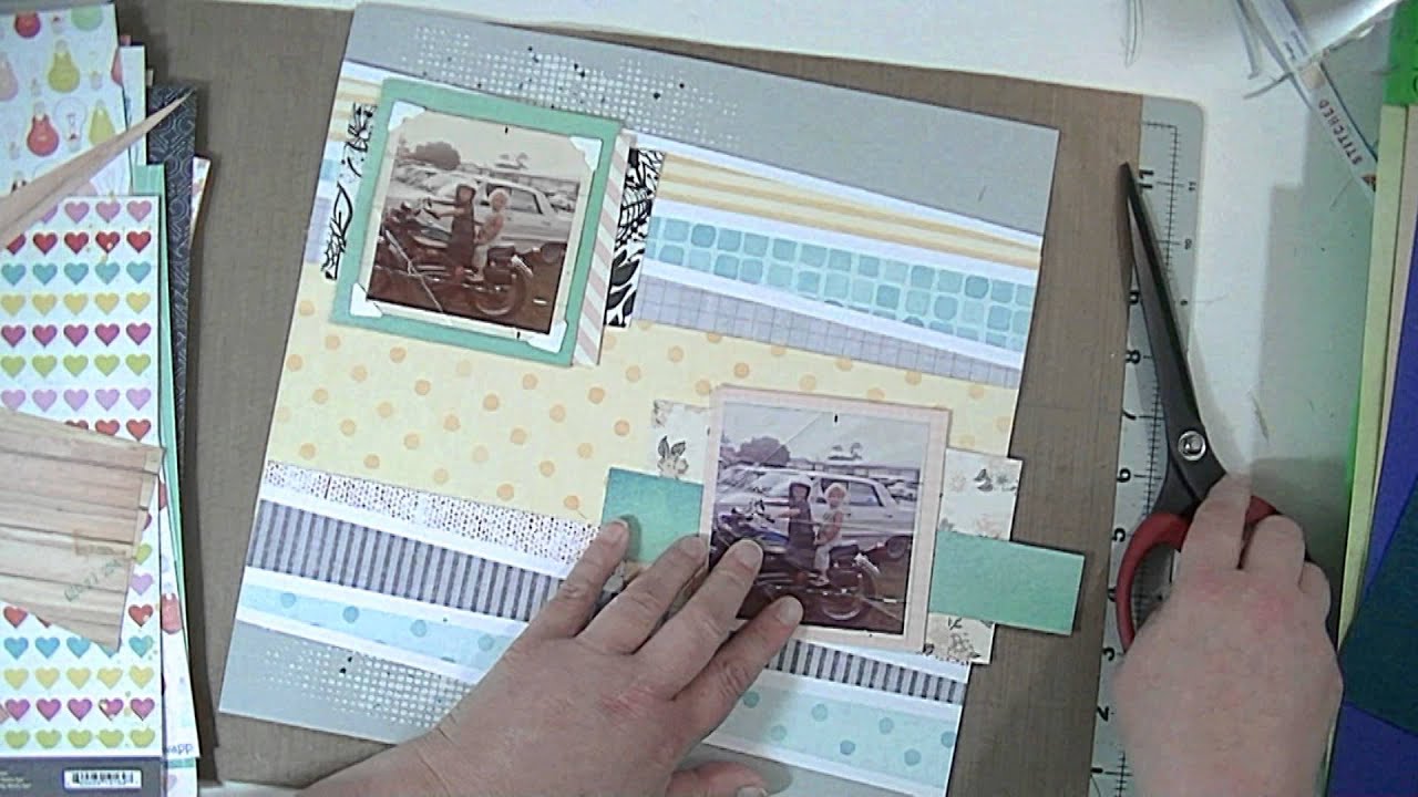 Scrapbooking Process Video:  Sweet Ride!