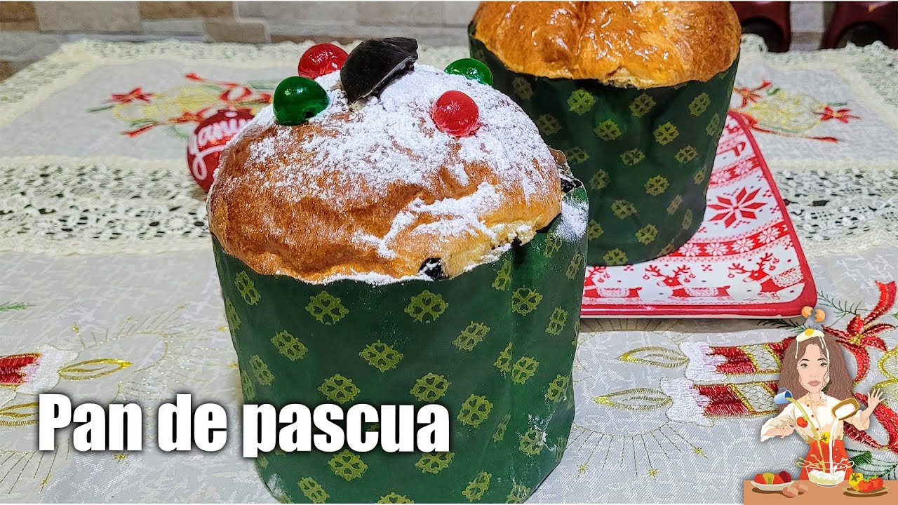 PAN DE PASCUA 🎄, PANETTONE EN HORNO CASERO‼️🎄❤