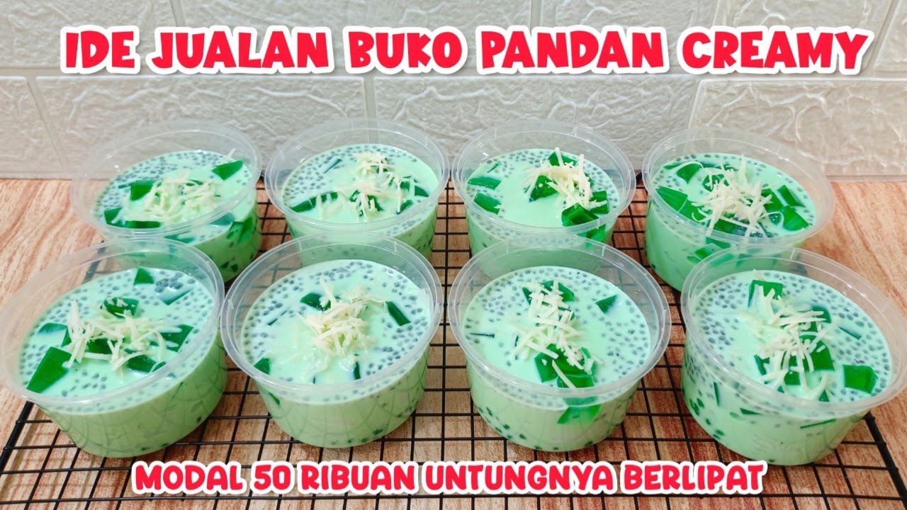 RESEP BUKO PANDAN YANG ENAK DAN CREAMY  UNTUK JUALAN ‼️LAKU KERAS MODAL DIKIT UNTUNG SEBUKIT