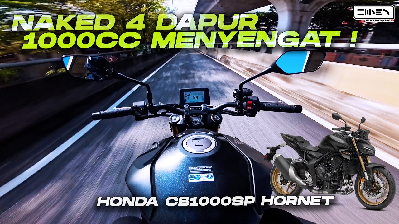 MOTOR IDAMAN NIH, BARU DAPAT NAK MERASA !! | HONDA CB1000SP Hornet Padu Berdesup !! [4K]