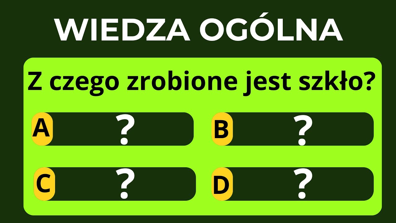 SPRAWDŹ, ILE NAPRAWDĘ WIESZ! Podejmij wyzwanie i spróbuj zdobyć 20/20! #quiz #wiedza