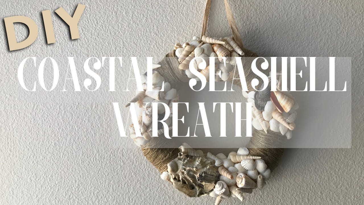 DIY TUTORIAL | Seashell door wreath