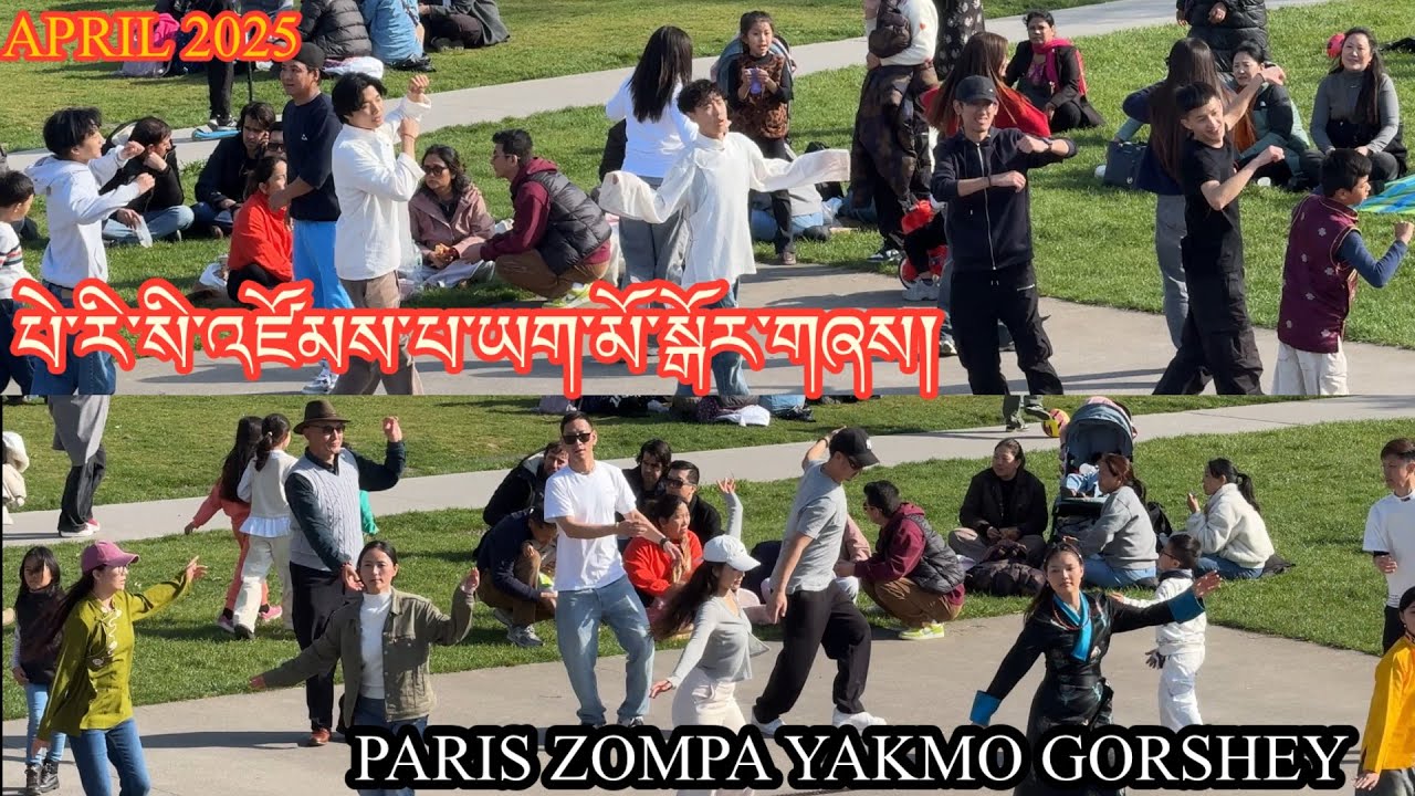 April 2025 || Tibetan In Paris Gorshey || Lhakar Sang || New Gorshey 2025 || Tibetan Vlogger!