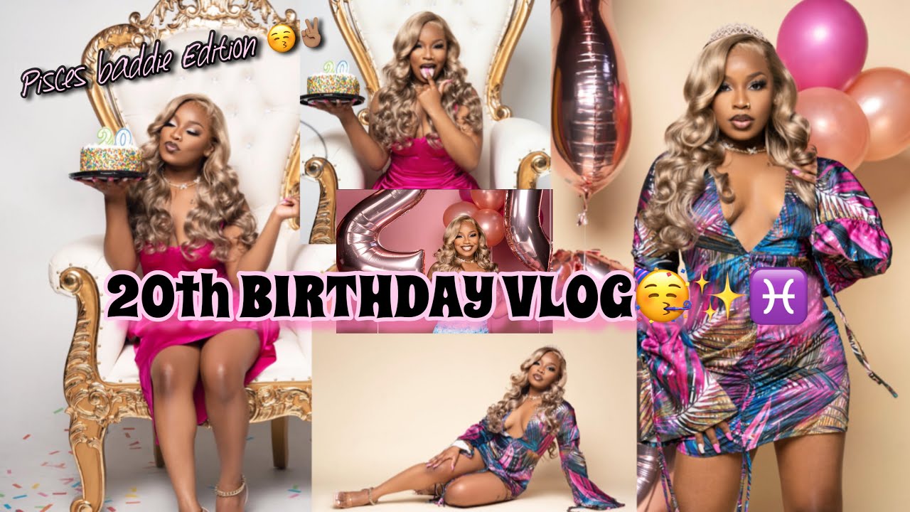 20th BIRTHDAY VLOG🥳 | BTS PHOTO SHOOT 😍| ATL Weekend‼️