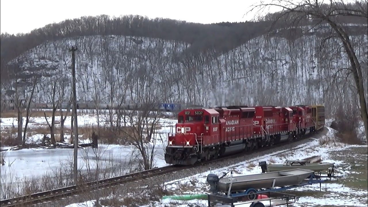 Chasing an EMD Rebuild Trio on CPKC K53 - Marquette to Lansing, IA