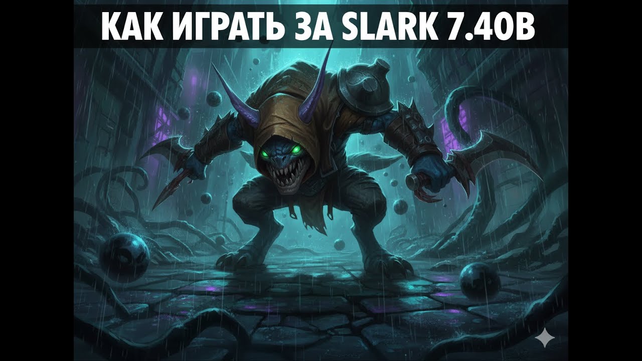 КАК ИГРАТЬ ЗА SLARK в 7.40B