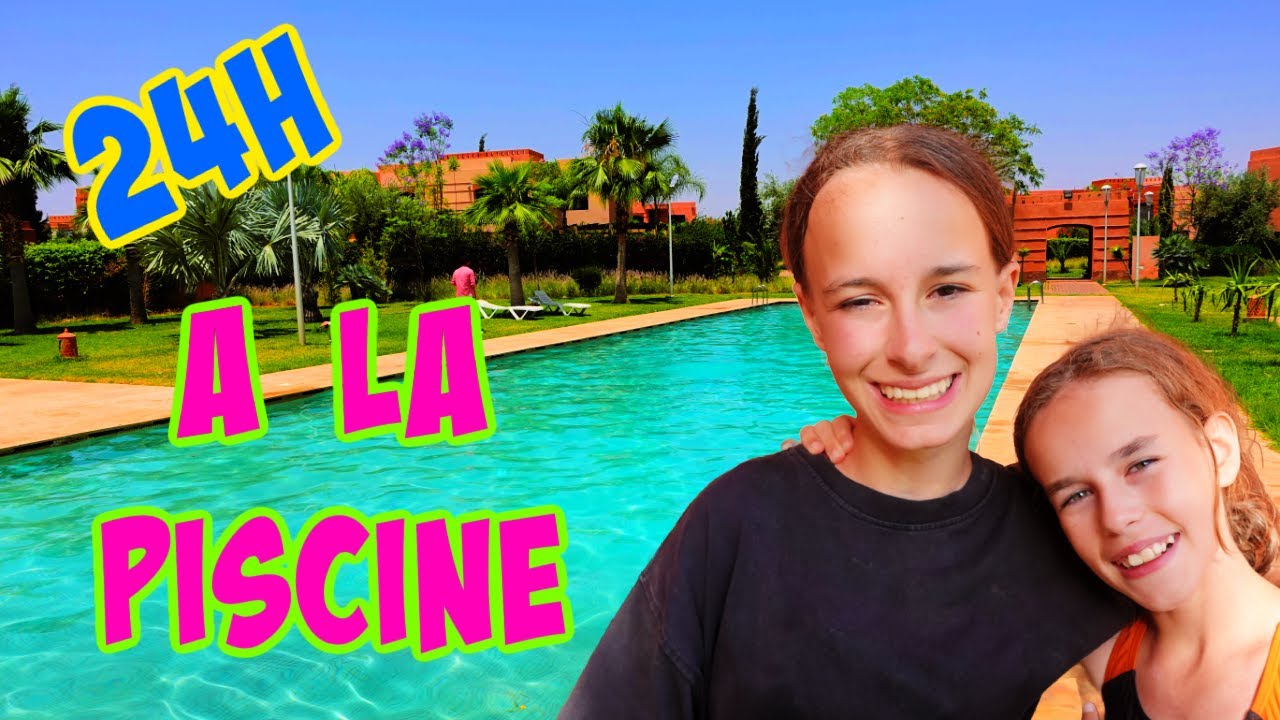 24H À LA PISCINE EN FAMILLE 😍😍😍 ---NOS AMIES PARTENT DEMAIN 😥