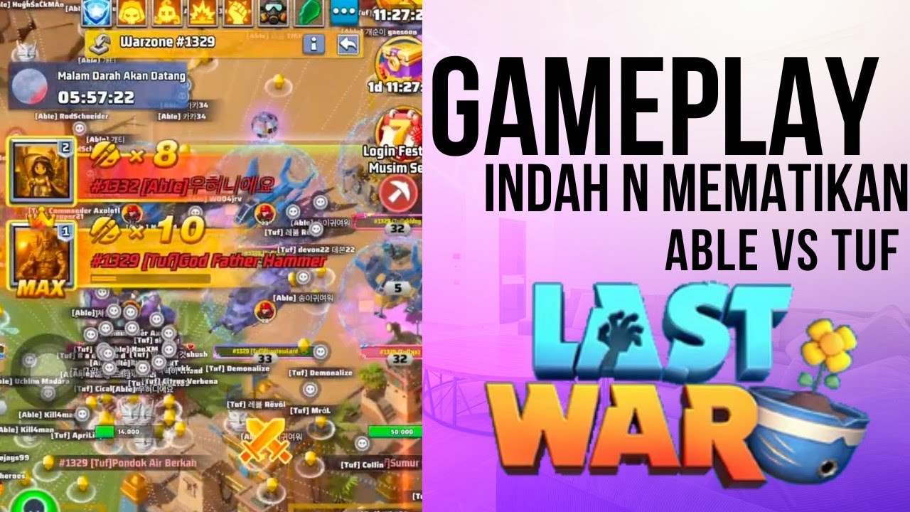 PERANG REMPAH ABLE VS TUF The next gameplay