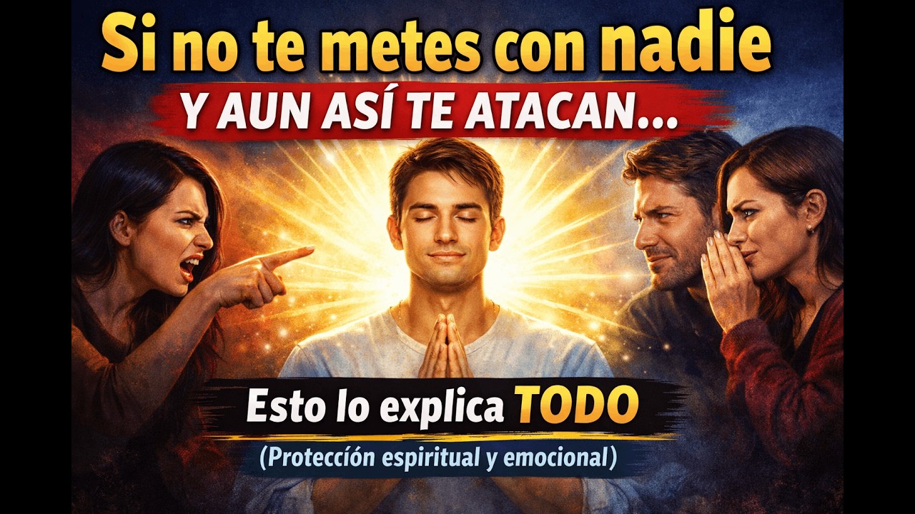 Si no te metes con nadie y te atacan, esto lo explica TODO (protección espiritual y emocional)