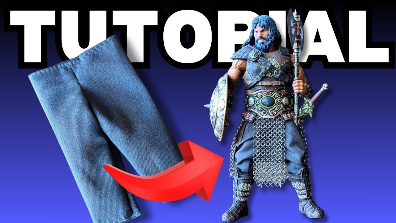 How to install the CJesim pants on Mezco King Conan
